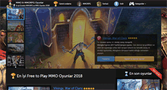 Desktop Screenshot of mmorpg-oyunlar.com